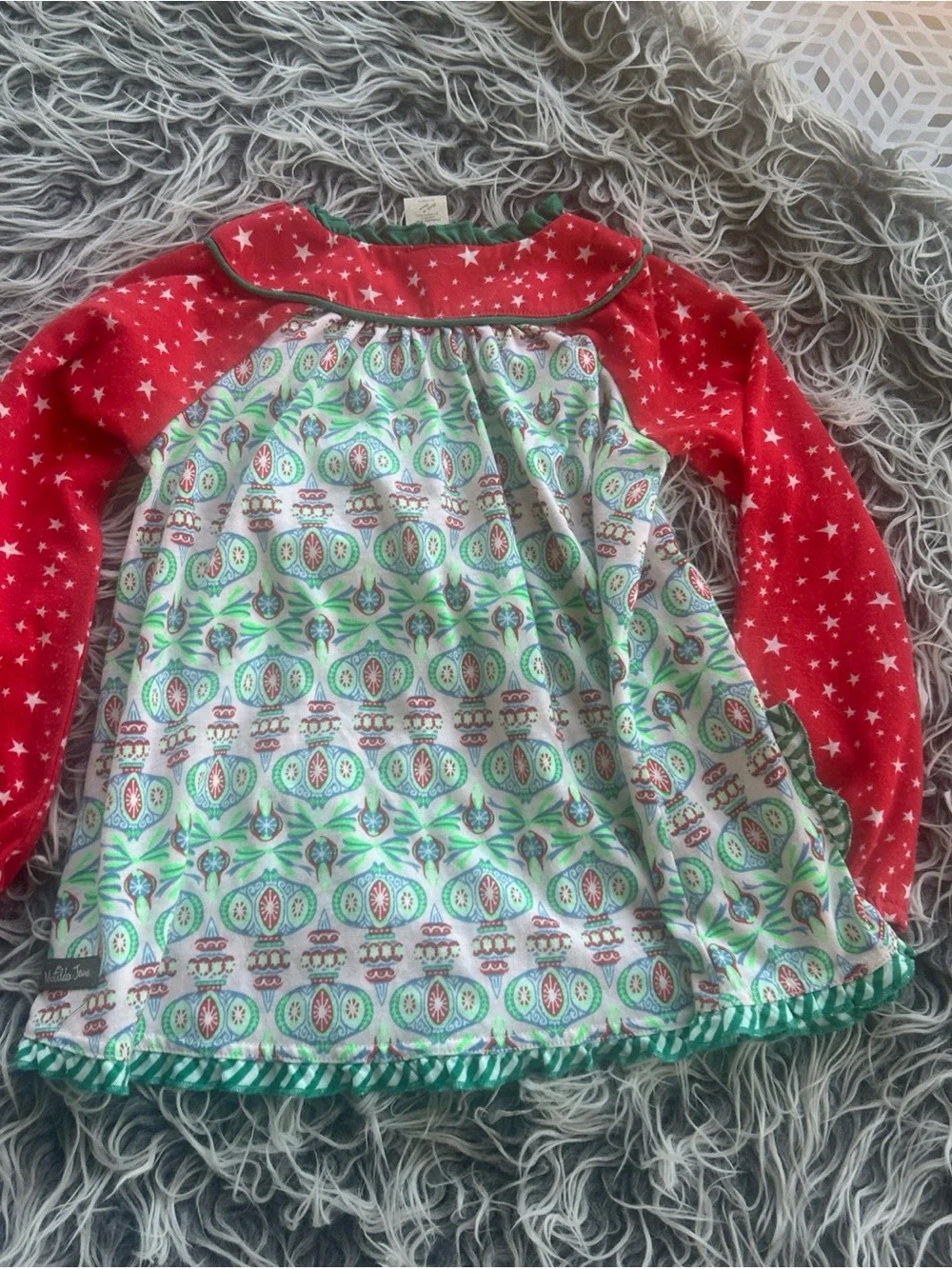 Matilda Jane sz 6 Make Believe Cold Winter's Night pajamas Christmas